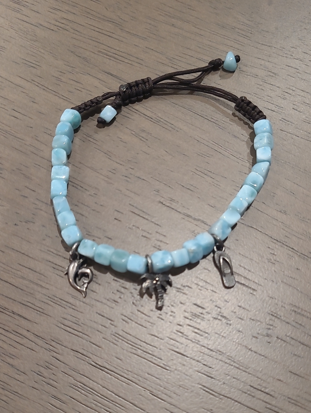 NWOT Marahlago Larimar Jewelry Charm Bracelet Set - Picture 3 of 5